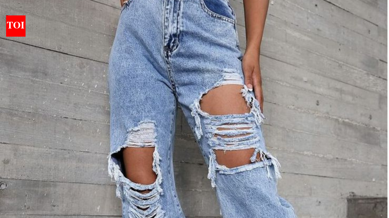 How to stylishly rip your jeans at home