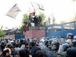 Protesters storm UK embassy in Tehran