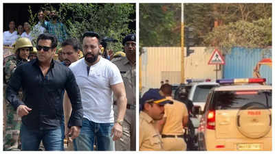 Salman Khan leaves Galaxy apartment with high security as he makes his FIRST appearance after gunfire incident - See photos