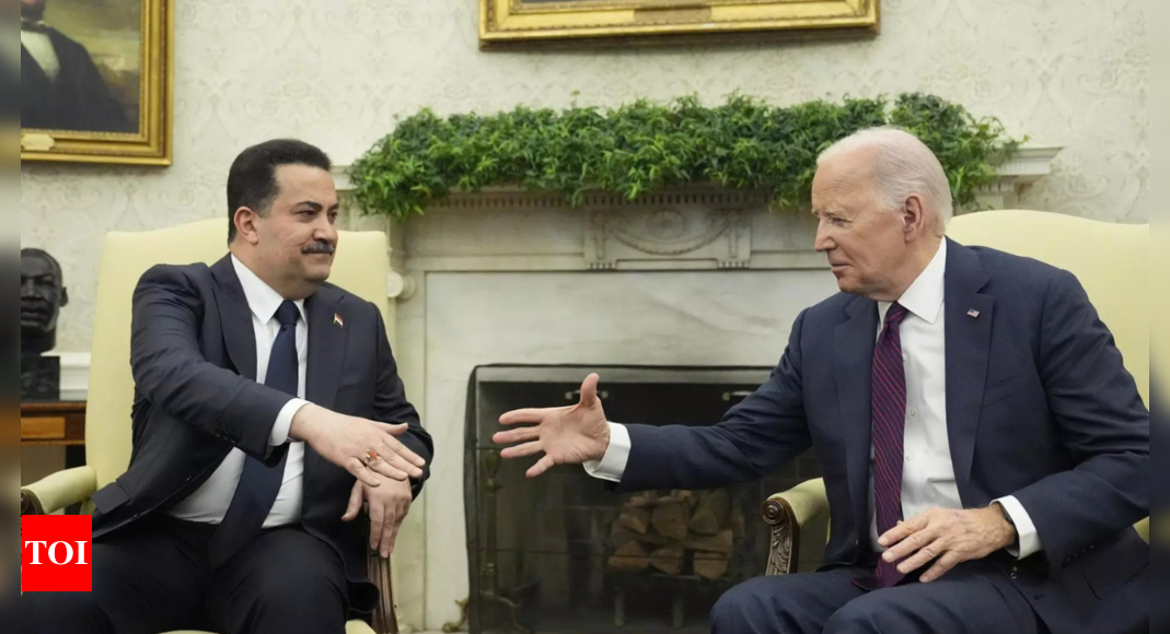 Joe Biden hosts Iraq PM amid West Asia turmoil – Times of India