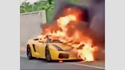 Business rivalry: Setting Lamborghini on fire preplanned, say Hyderabad cops