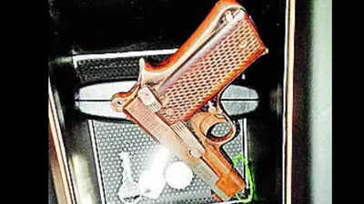 Pistol, bullets found in BMW at Mumbai airport, Pune man held