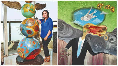 When my paintings, poems and sculptures come together, it becomes a sensory experience: Nandita Chaudhuri