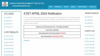 KTET 2024 to be held on June 22 & 23; Check important dates, exam pattern and more