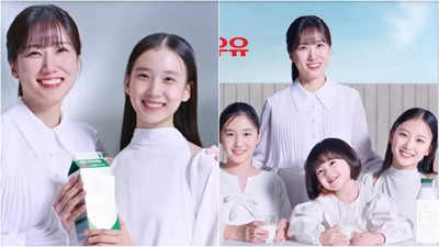 Park Eun Bin poses with AI-generated child models in TV advertisement, stirring debate