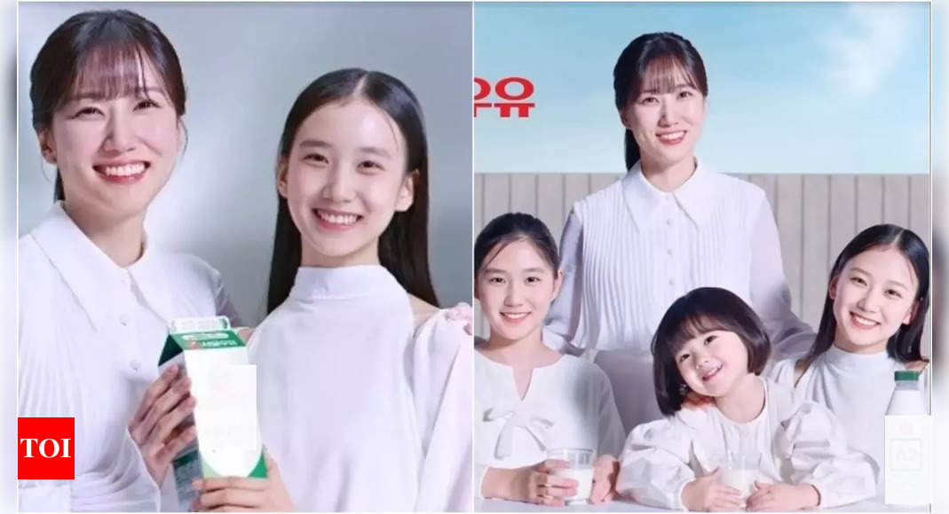 Park Eun Bin poses with AI-generated child models in TV advertisement, stirring debate