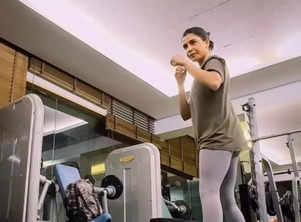 Samantha Ruth Prabhu tries a high leg kick move in her recent gym session- WATCH