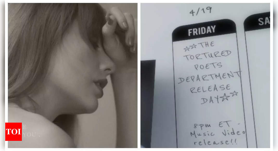 Taylor Swift gives a peek at ‘The Tortured Poets Department’ Timetable; teases new music video |