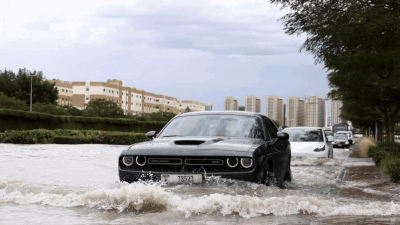 Watch: Water sports on the streets of Dubai as floods hit parts of UAE