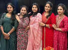 Actress Sruthi Shanmuga reunites with her Nathaswaram’s girls gang; shares pics with Benze, Jeyasri, Sangavi and Revathi