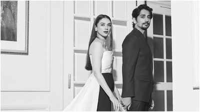 Aditi Rao Hydari pens a heartfelt birthday wish for Fiancé Siddharth, calls him her 'Manicorn'