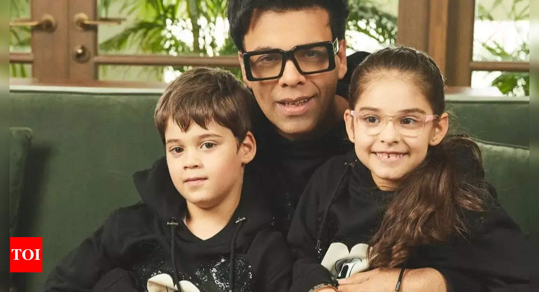 Karan Johar drops a video of his kids Yash and Roohi trying Beatboxing ...