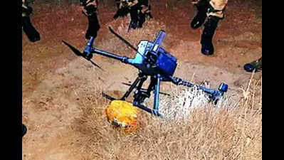 BSF fells Pak drone with 3 kg heroin worth 13cr