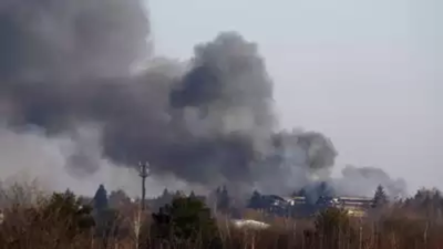 3 Russian missile barrage on Ukraine city, several killed