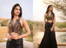 Allu Sneha Reddy's metallic top and rouched skirt
