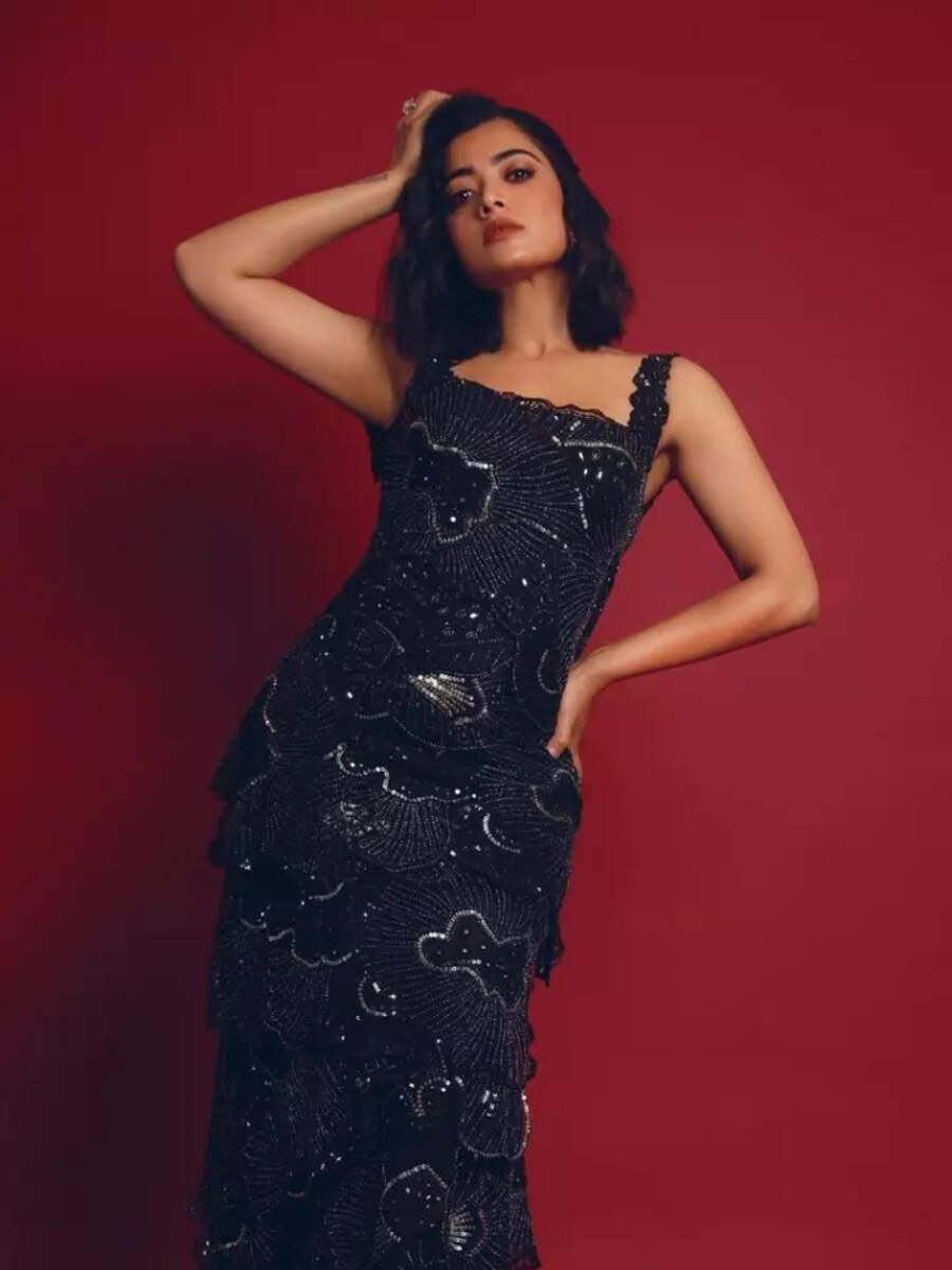 Rashmika Mandanna in Zaley Gown