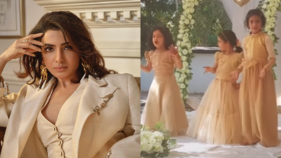 Samantha Ruth Prabhu shares kids dancing to the "Oo Antava" song; says, 'I should’ve done better'