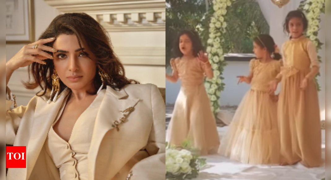 Samantha Ruth Prabhu shares kids dancing to the "Oo Antava" song; says, 'I should've done better' | - Vimarsana News