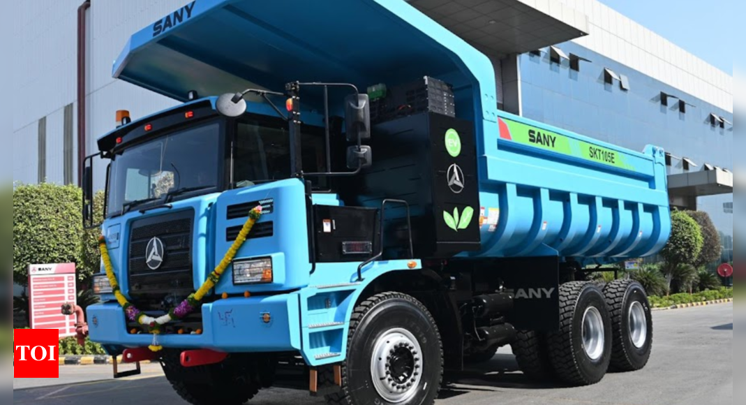 Sany India launches fully electric dump truck - Times of India