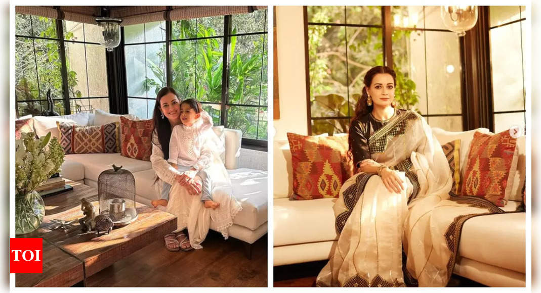 Inside, Outside! Check out Dia Mirza's stunning Mumbai residence - In ...