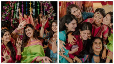 Deeksha Joshi shares BTS memories from bestie Shraddha Dangar's Haldi and Mehndi ceremonies