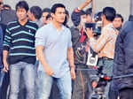 Aamir Khan on sets for 'UNICEF'