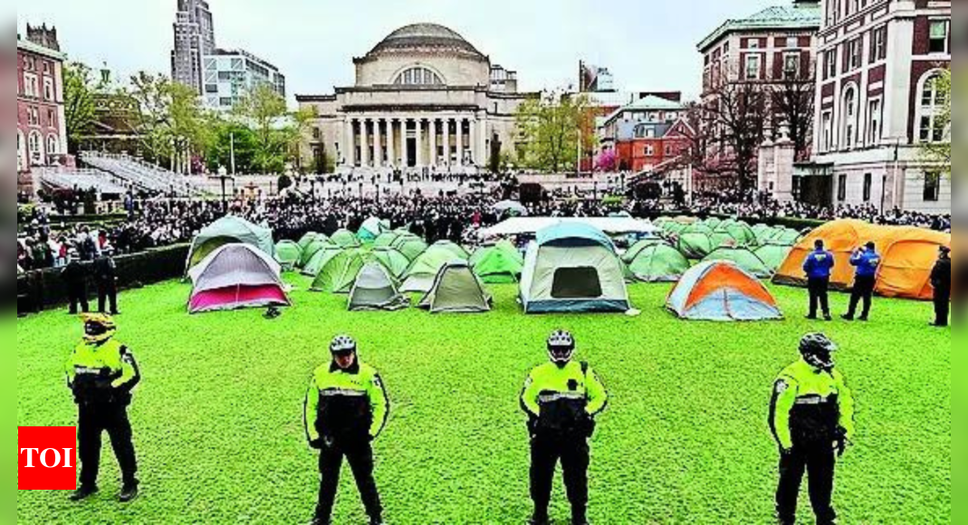 NY police arrest pro-Palestinian protesters on Columbia campus – Times of India