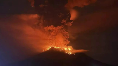 Thousands evacuated as Indonesia volcano erupts, causes tsunami threat