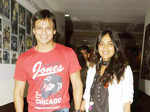 Vivek Oebroi with wife Priyanka