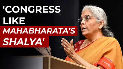 FM Nirmala Sitharaman’s sharp barb: Congress like 'Mahabharata’s Shalya', keeps saying India can’t match China