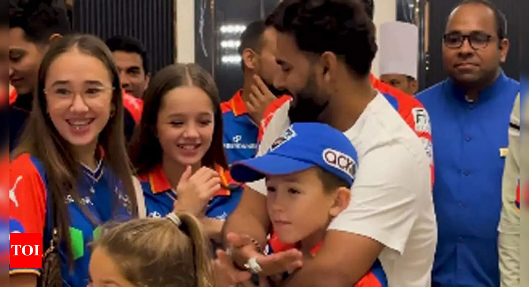 Rishabh Pant shows off babysitting skills, bonds with Delhi Capitals teammates’ kids in heartwarming video | Cricket News