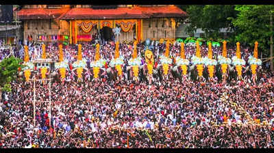 Pooram excitement steals spotlight from elections