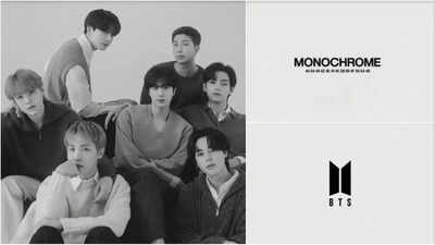 Mサイズ Tシャツ 空しい POPUP BTS MONOCHROME