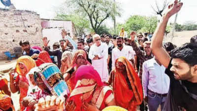 No bride, no groom, this baraat has only voters