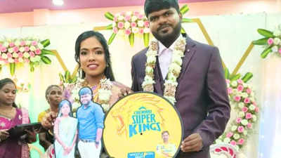 Tamil Nadu couple's unique CSK-themed wedding invitation goes viral