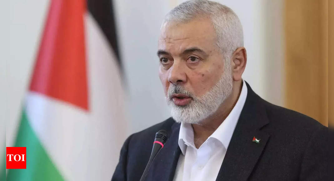 Hamas leader Haniyeh to hold Turkey talks – Times of India