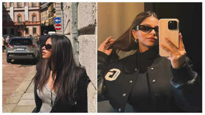 Suhana Khan shares stylish photos from Italy; Aryan Khan's rumored girlfriend Larissa Bonesi and Ananya Panday REACT - See post