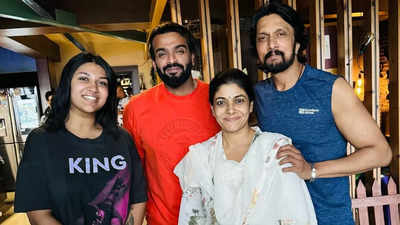 Vinay Gowda enjoys a memorable lunch with Kiccha Sudeep and his family, says, "Dessert was the best"