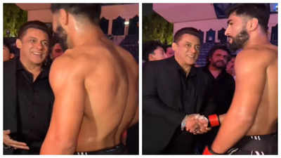 Pakistani fighter has his fan moment with 'Superstar' Salman Khan in Dubai; says 'I've been watching your movies since childhood'