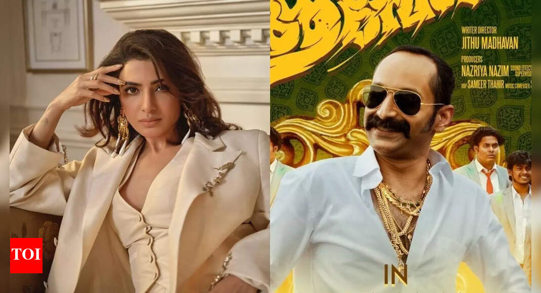Samantha Ruth Prabhu raves about Fahadh Faasil's 'Aavesham', calls Sushin Shyam a 'genius' - See post | Telugu Movie News - Vimarsana News