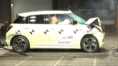 India-bound 2024 Suzuki Swift undergoes JNCAP crash test: Here’s how much it scored