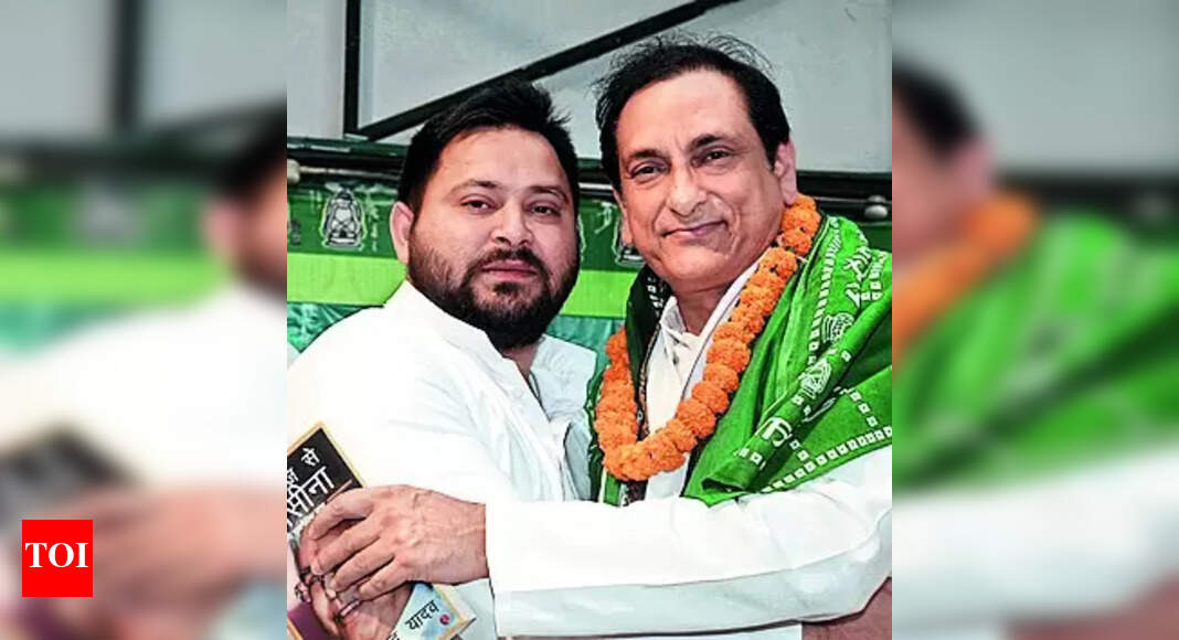 Bihar Nda’s Lone Muslim Mp Mehboob Ali Kaiser Joins Rjd | Patna News ...