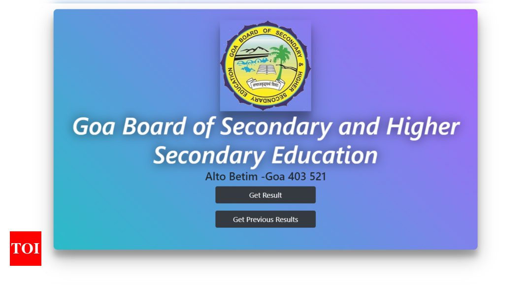 GBSHSE Goa Board HSSC results out, 85% students pass; here’s the direct link to check