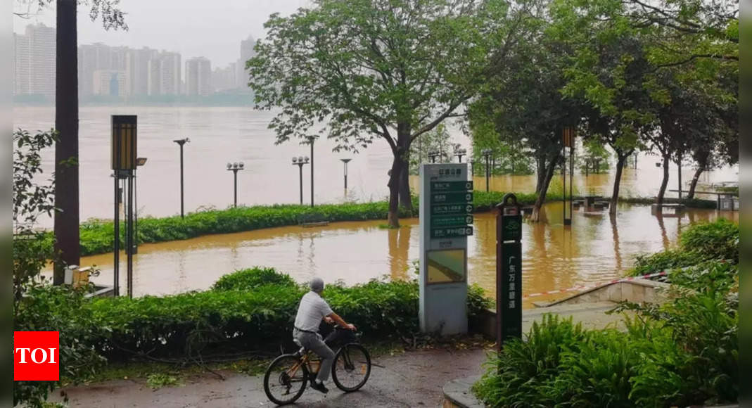 11 missing, tens of thousands evacuated as storms strike south China – Times of India