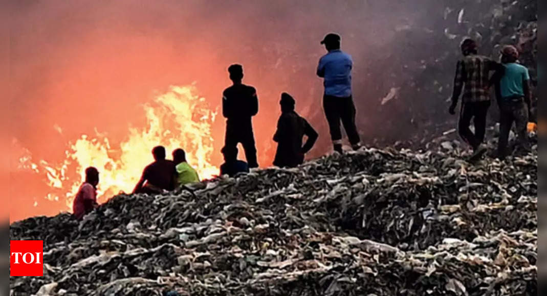 Ghazipur fire: Smoke still coming from landfill; residents complain of breathing issues