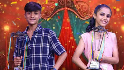 Drama Juniors Season 5 concludes with two remarkable winners; Rishika Kundeswara and Vishnu lift the trophy