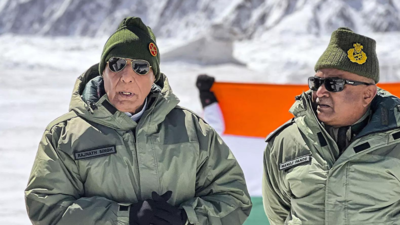 Defence minister Rajnath Singh visits Siachen; reviews military preparedness