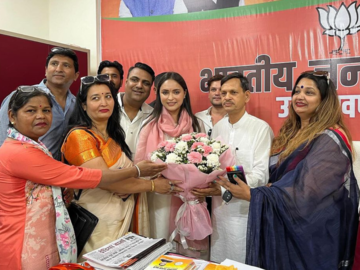Former Miss India Anukriti Gusain joins BJP month after leaving Congress