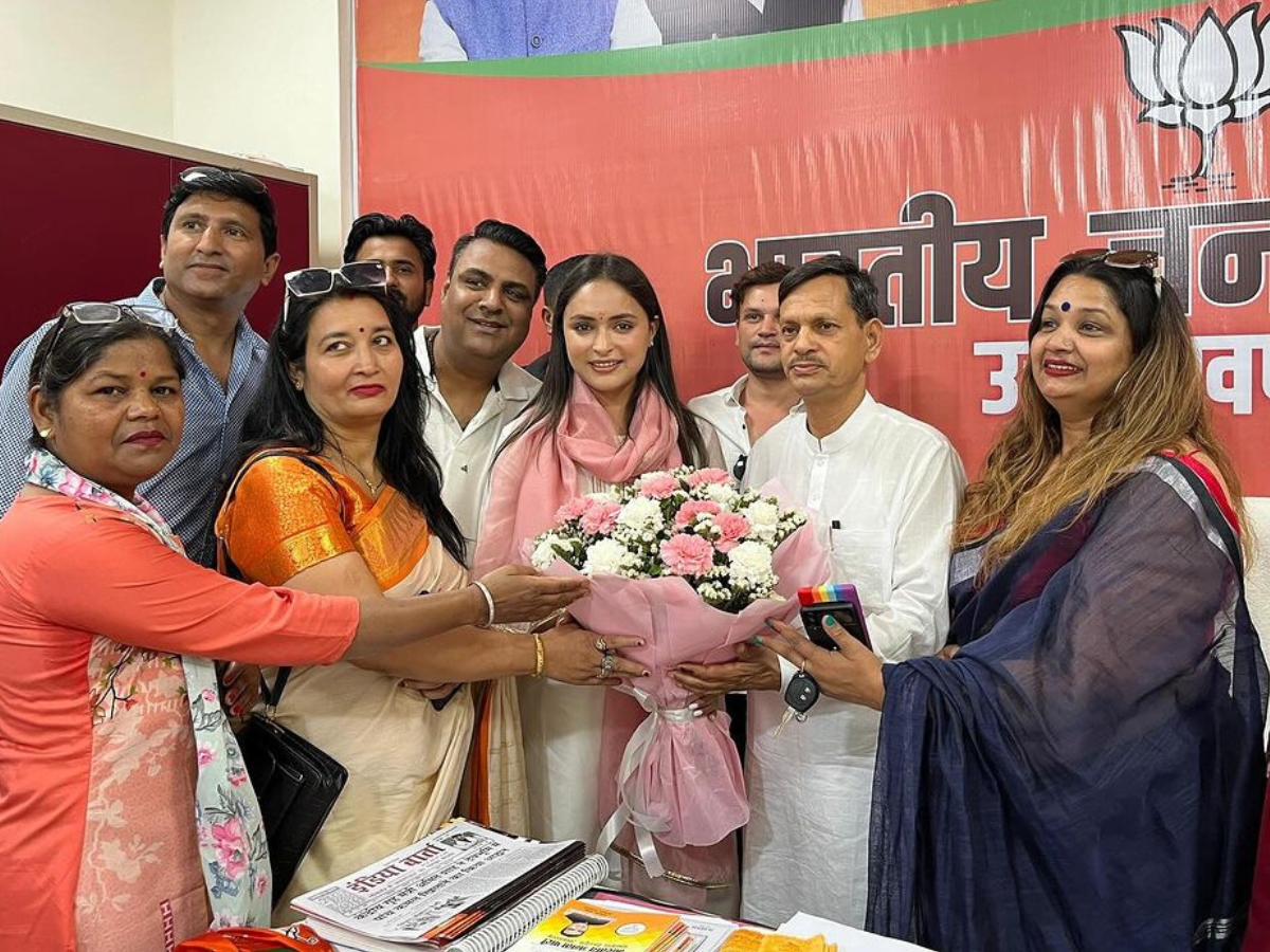 Former Miss India Anukriti Gusain Joins Bjp Month After Leaving Congress