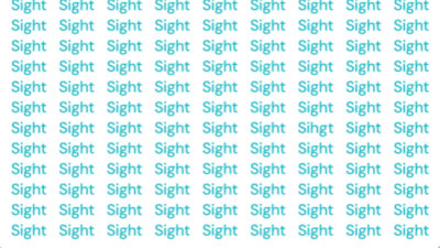 Brain teaser challenge: Spot the spelling mistake in this eyesight test proving you have 20/20 vision